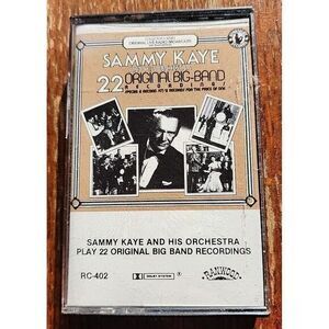 Sammy Kaye and His Orchestra Play 22 Original Big Band Favorites Cassette‎ Tape